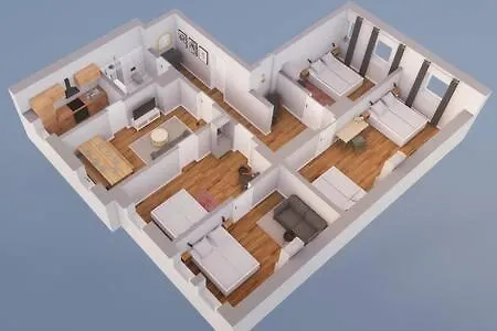 아파트 Grand Close To The Isar And Citycenter *